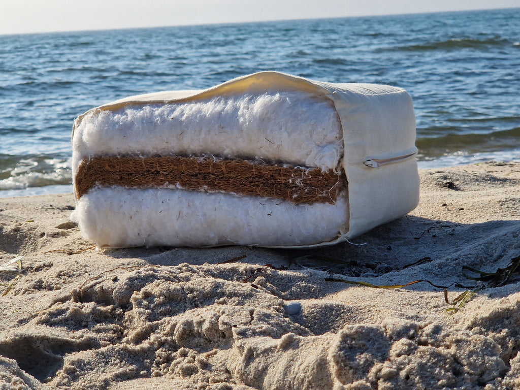 Naturfuton – Kokos & Baumwolle | Handgefertigt, atmungsaktiv & hautfreundlich