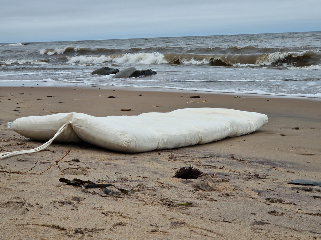 Travel & Gäste-Futon 100% Baumwolle – natürlich, kompakt und komfortabel