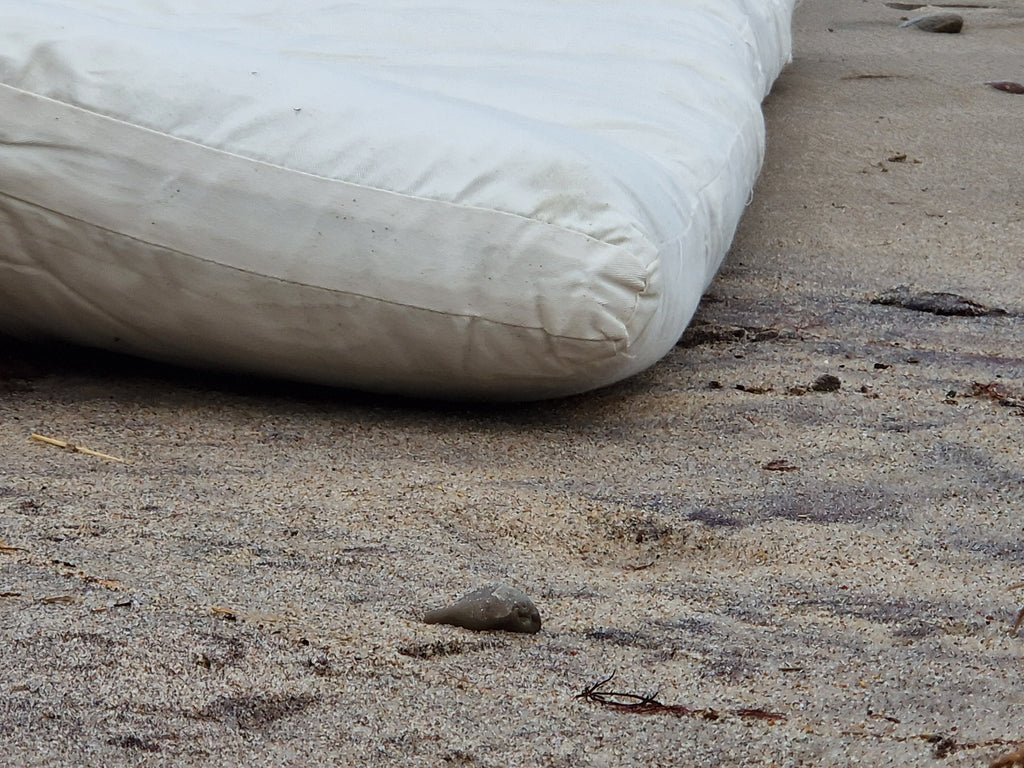 Travel & Gäste-Futon 100% Baumwolle – natürlich, kompakt und komfortabel